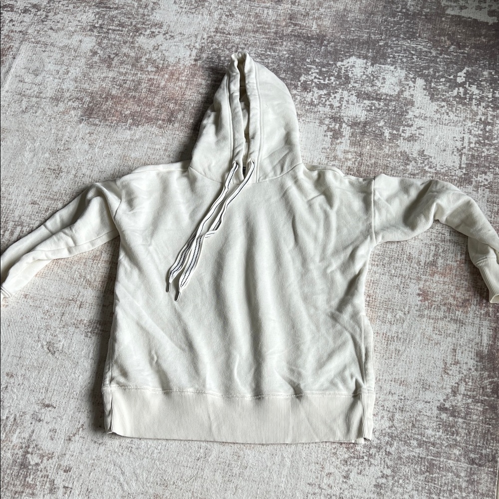 Aerie Off-White Knit Hoodie